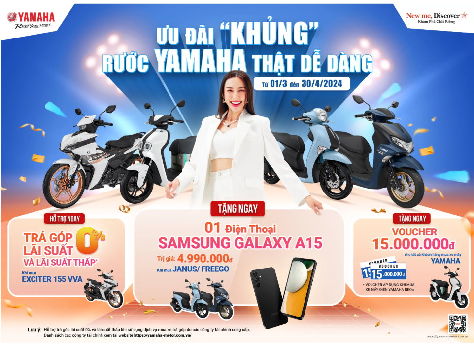 ƯU ĐÃI “KHỦNG” – RƯỚC YAMAHA THẬT DỄ DÀNG